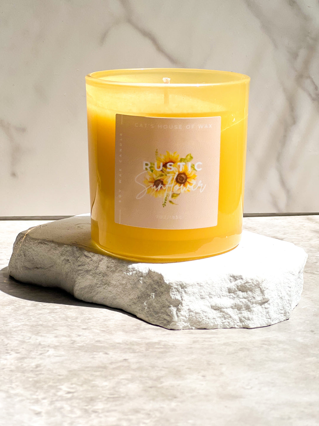 Rustic Sunflower Soy Wax Candle