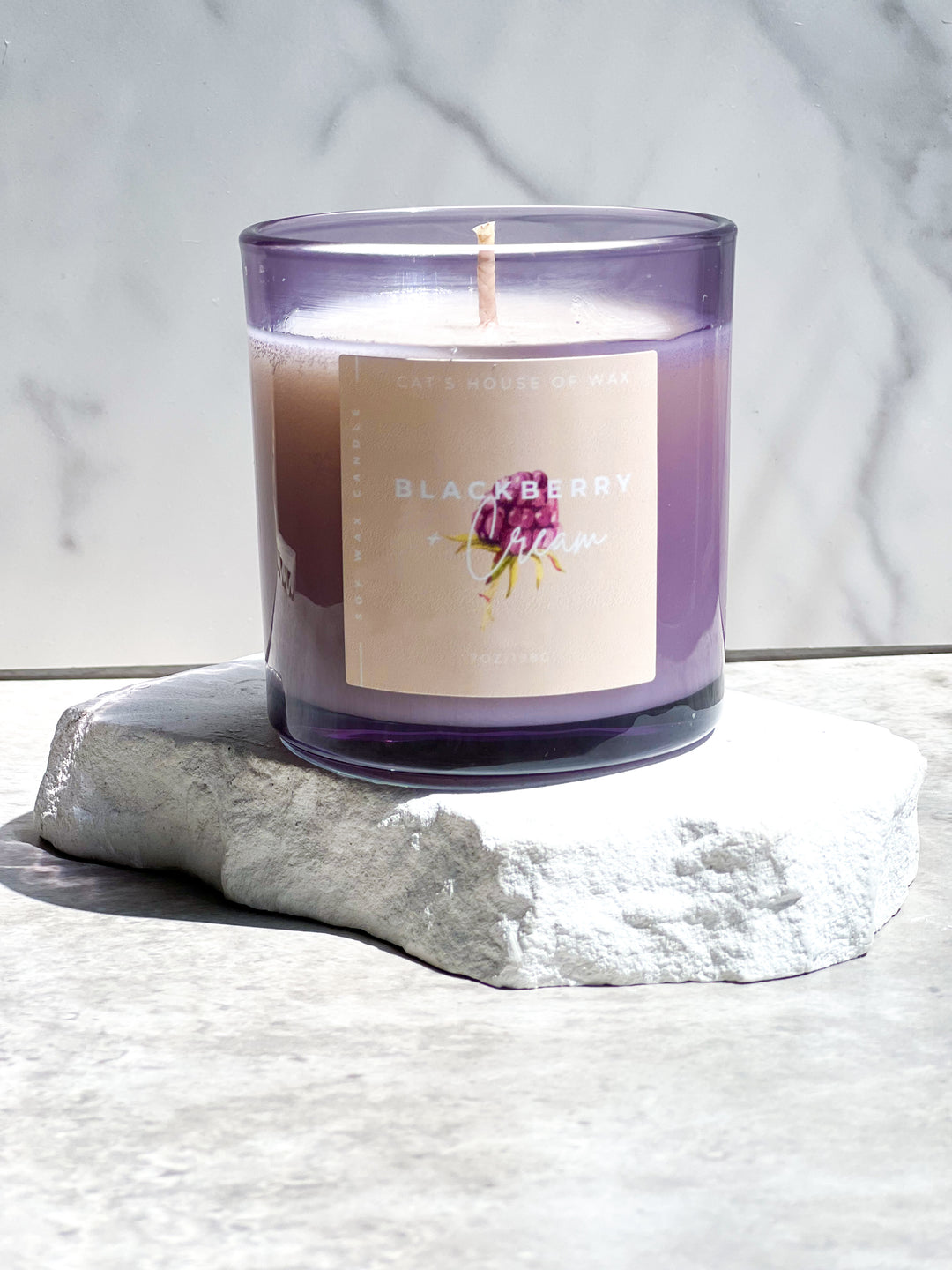 BlackBerry + Cream Soy Wax Candle