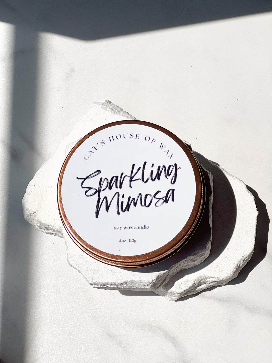 Sparkling Mimosa Travel Candle