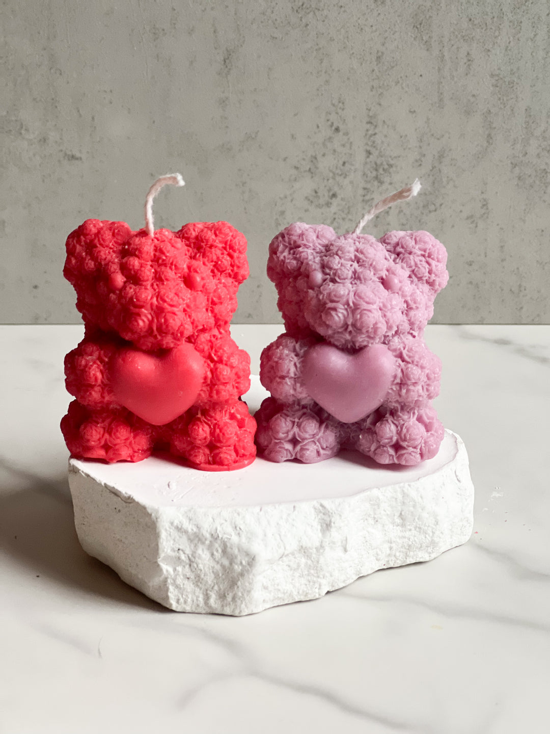 Heart Bear Candle