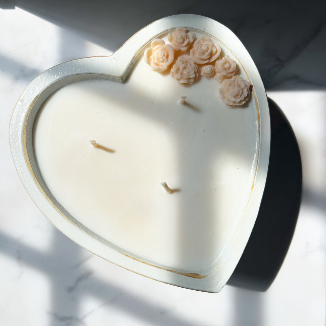 Heart Dough Bowl Candle (Medium)