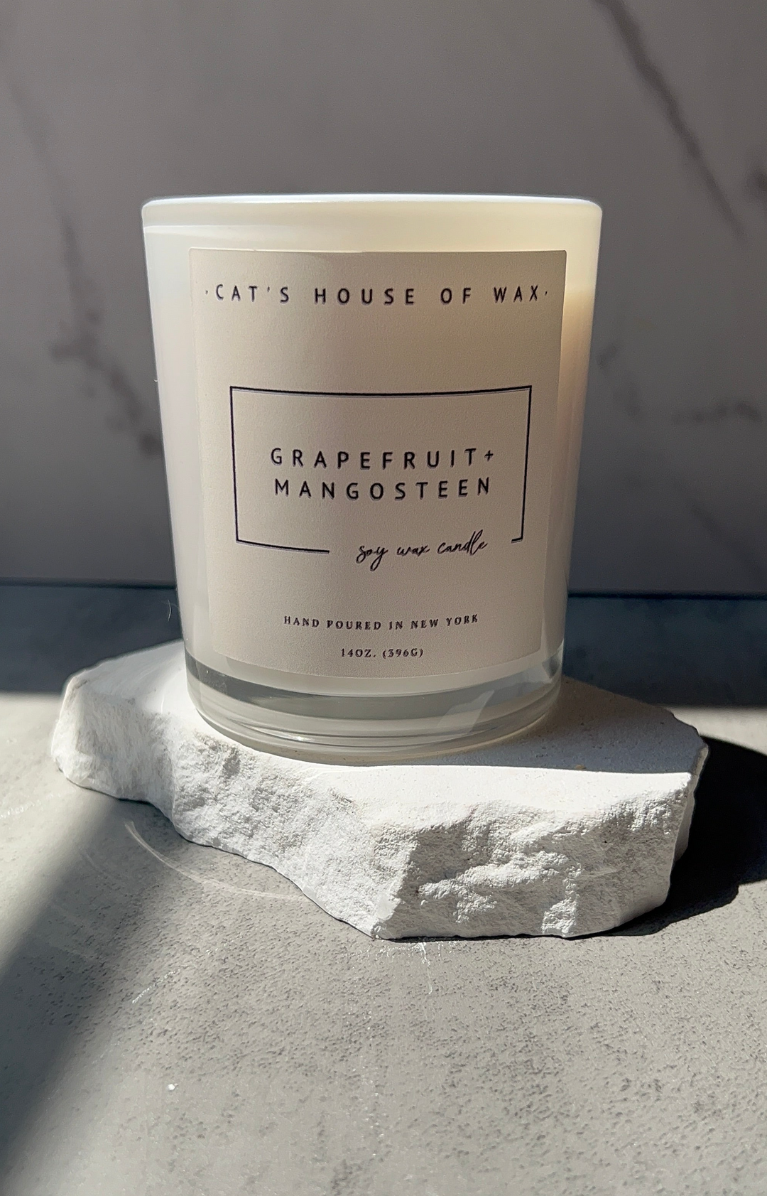 Grapefruit + Mangosteen Soy Wax Candle