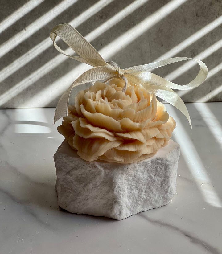Mini Blooming Peony Candles