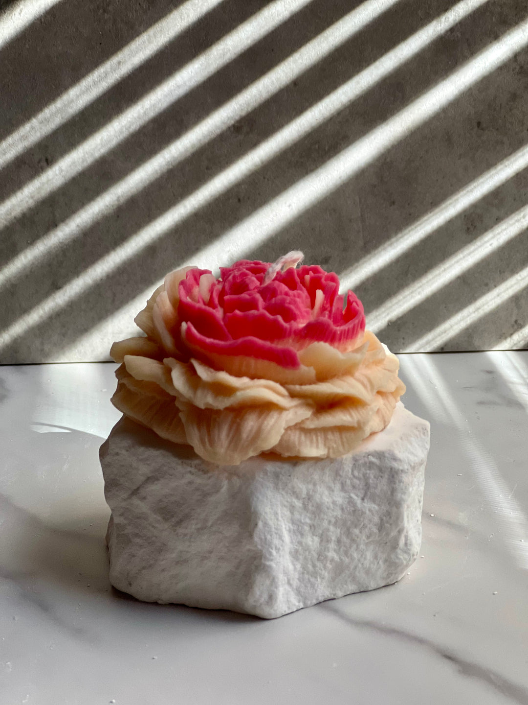 Mini Blooming Peony Candles