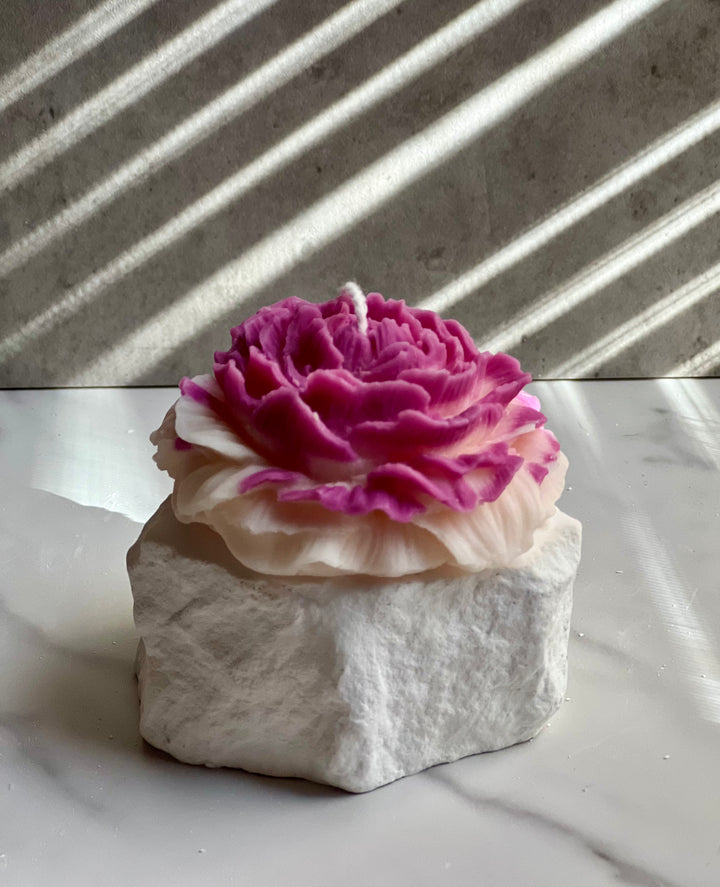 Mini Blooming Peony Candles