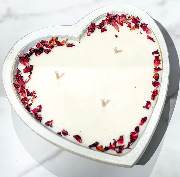Heart Dough Bowl Candle (Medium)