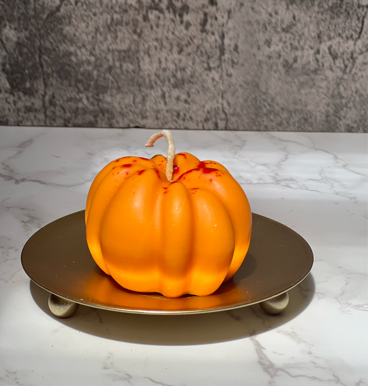 Pumpkin Pillar Candle